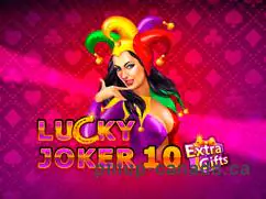 Sliotán Lucky Joker 10 Bronntanais Breise